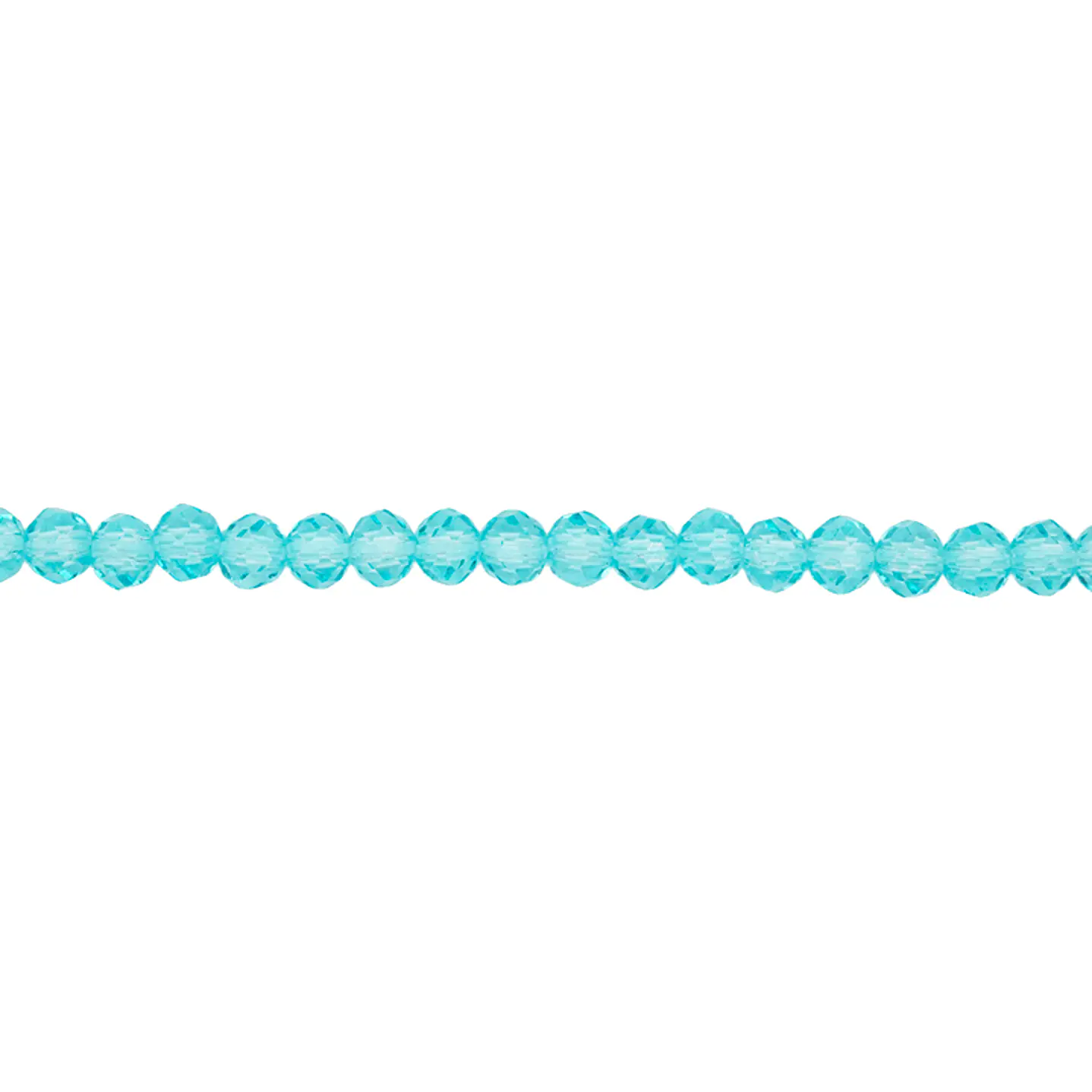 CRISTAL MURANO VERDE MENTA TRANSPARENTE # 4MM POR 146 UNIDADES APROXIMADAMENTE 1