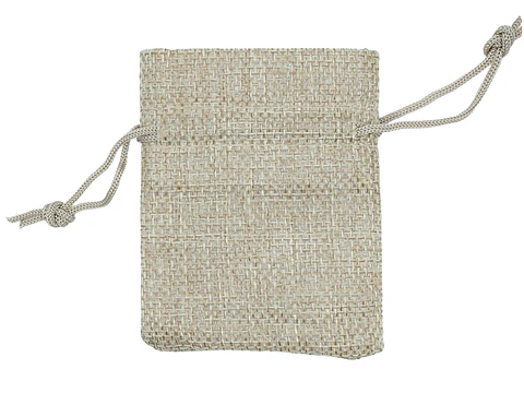 BOLSA YUTE  9*7CM X 12 UNIDADES 