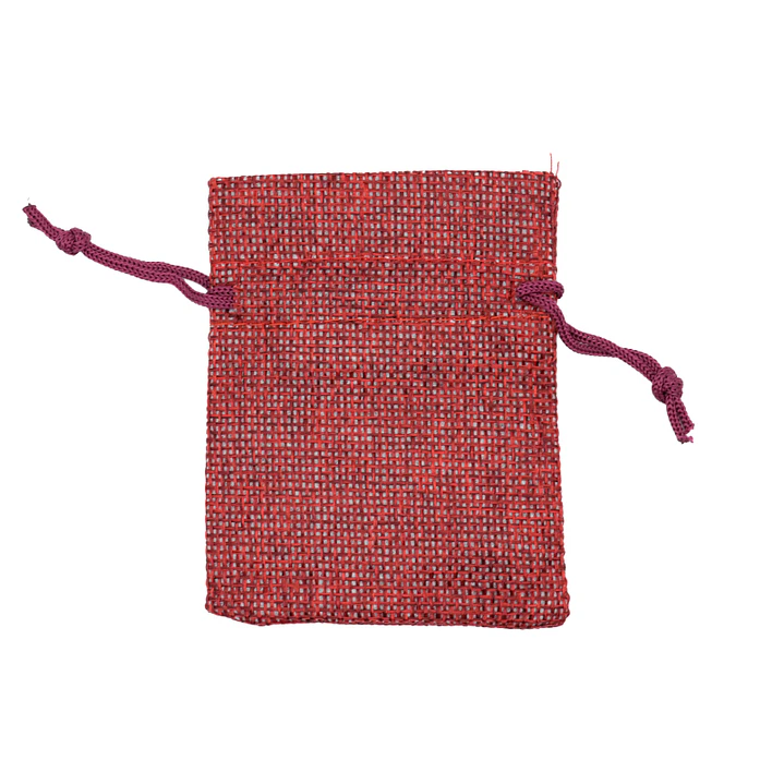 BOLSA YUTE  9*7CM X 12 UNIDADES  7