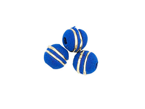 NEOPRENO AZUL REY DOS ARGOLLAS DORADAS # 6MM