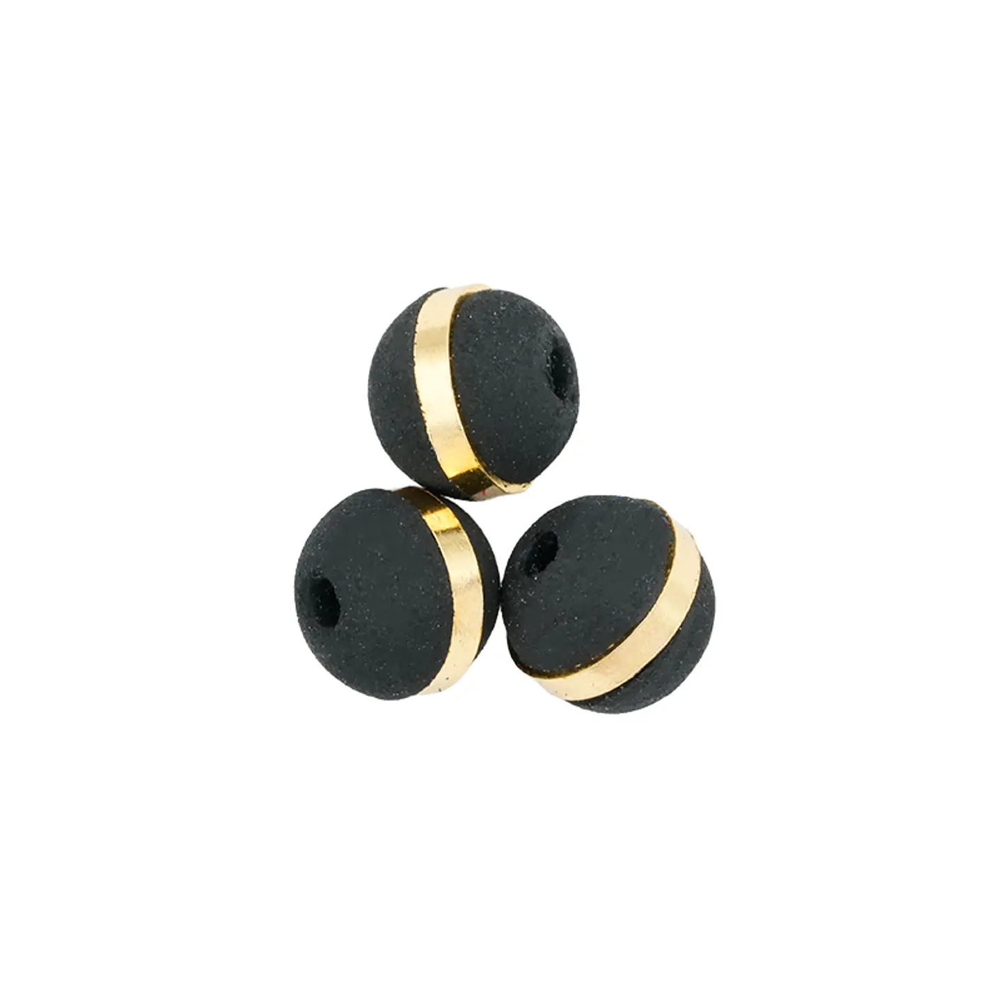 NEOPRENO NEGRO UNA BANDA DORADA #8MM 1