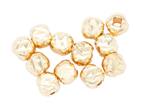 ORO LAMINADO DORADO DIAMANTADO BALIN 6MM