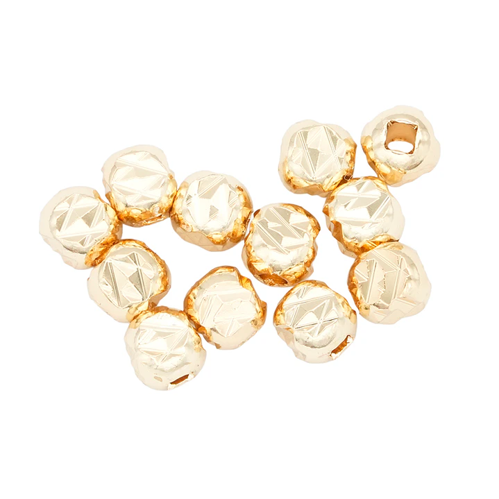 ORO LAMINADO DORADO DIAMANTADO BALIN 6MM 1