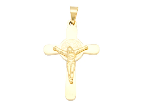 ACERO DORADO CRISTO 30*20MM