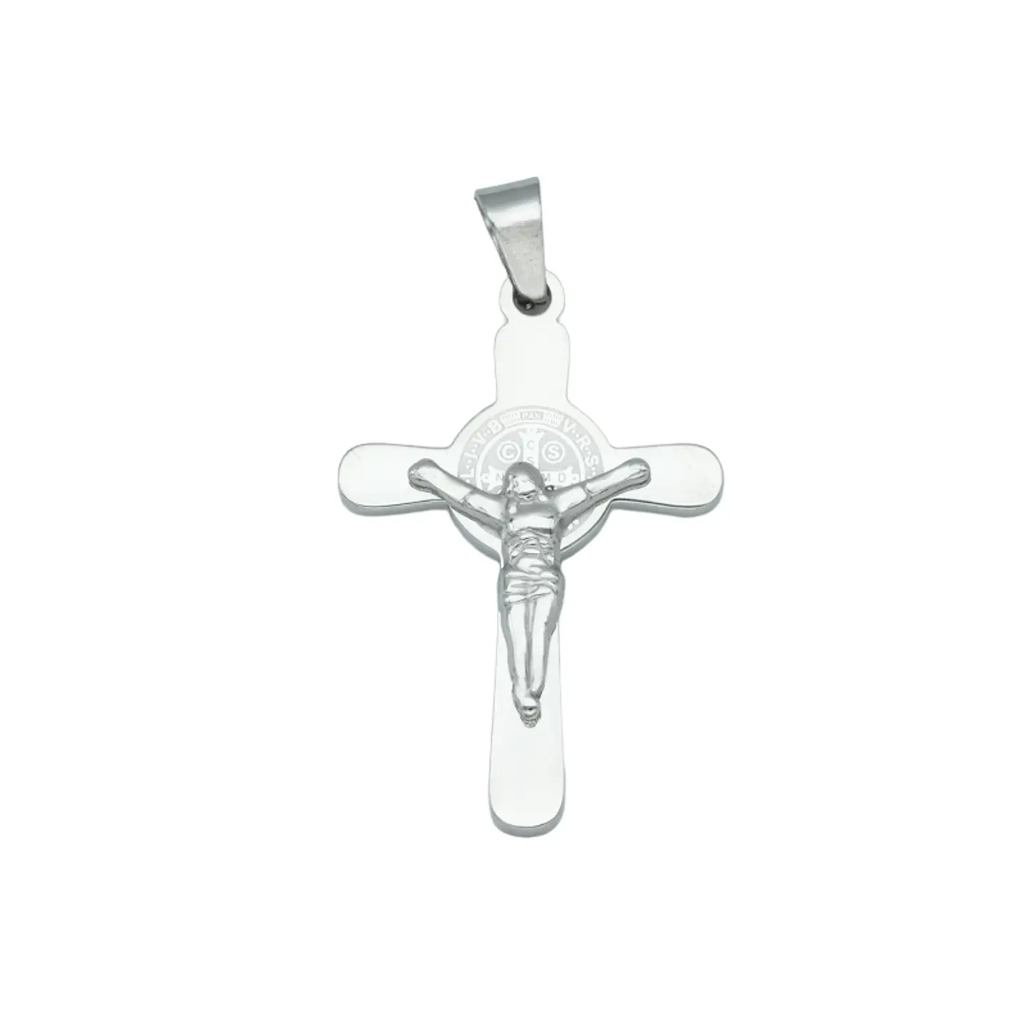 ACERO PLATEADO CRISTO 30*20MM 1