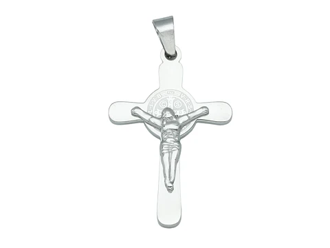 ACERO PLATEADO CRISTO 30*20MM