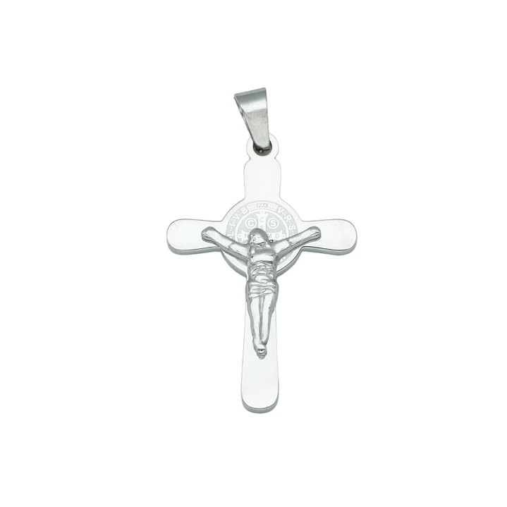 ACERO PLATEADO CRISTO 30*20MM 1