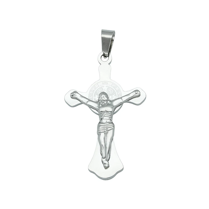 ACERO PLATEADO CRISTO 40*24MM 1