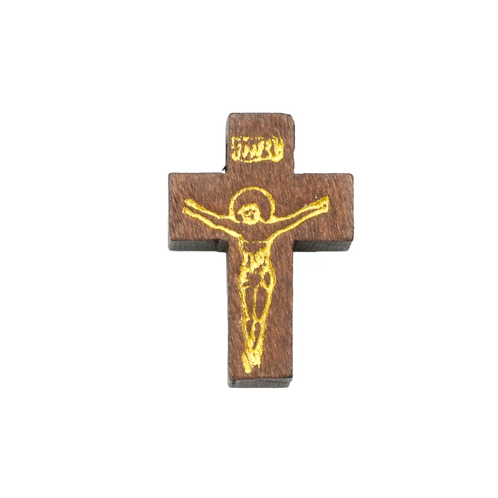 MADERA CRUZ CAFE  22*15*5MM X UND  1