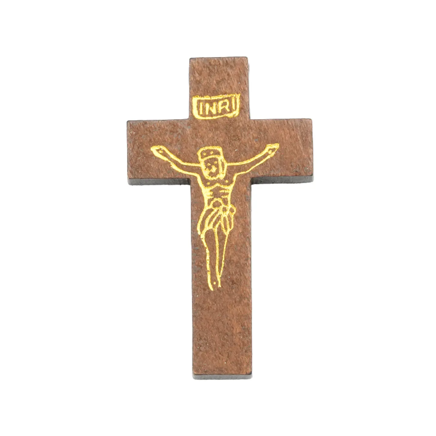 MADERA CRUZ CAFE  42*25*5MM X UND  1