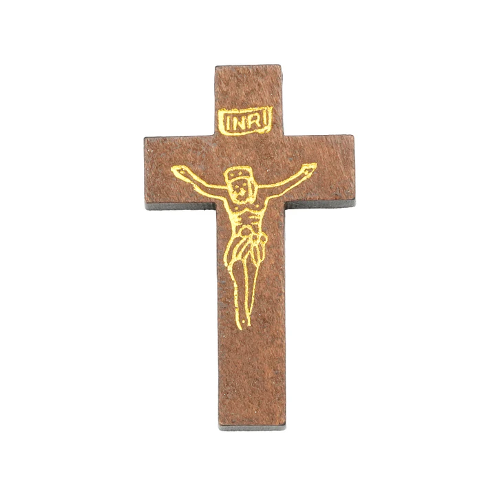 MADERA CRUZ CAFE  42*25*5MM X UND  1