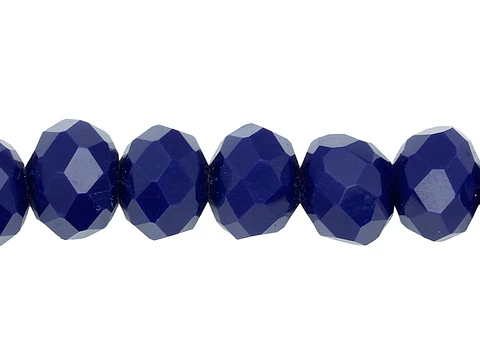 CRISTAL MURANO # 8MM AZUL REY MATE