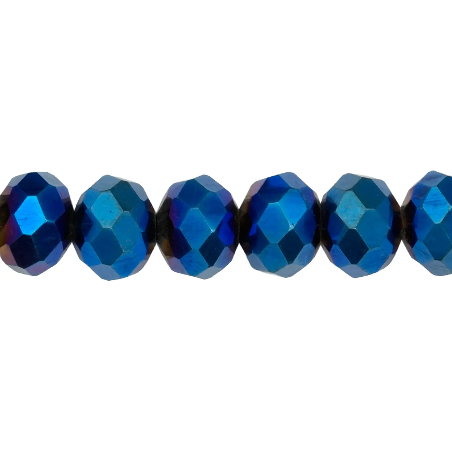 CRISTAL MURANO # 8MM AZUL  ELECTRICO 1