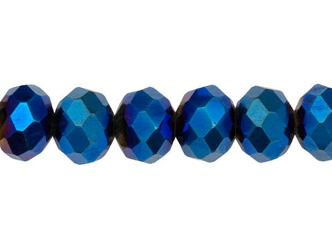 CRISTAL MURANO # 8MM AZUL  ELECTRICO