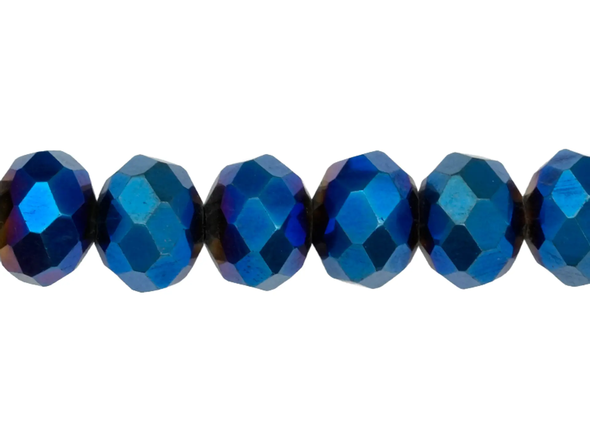 CRISTAL MURANO # 8MM AZUL  ELECTRICO 1