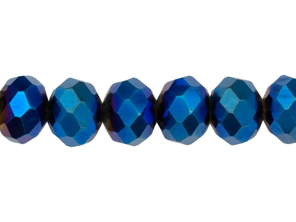 CRISTAL MURANO # 8MM AZUL  ELECTRICO 1