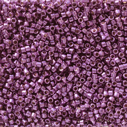 MIYUKI DELICA 11/0 DURACOAT GALVANIZADO MORADO DB2508