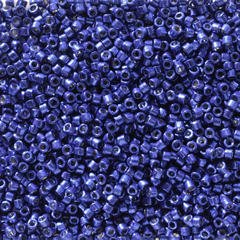 MIYUKI DELICA 11/0 DURACOAT GALVANIZADO AZUL DB2511