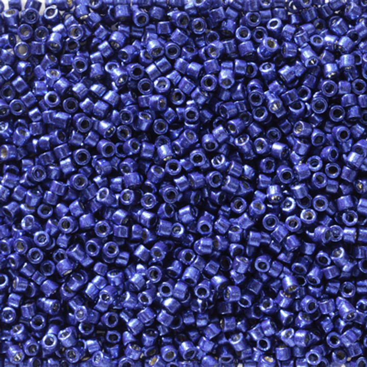 MIYUKI DELICA 11/0 DURACOAT GALVANIZADO AZUL DB2511 1