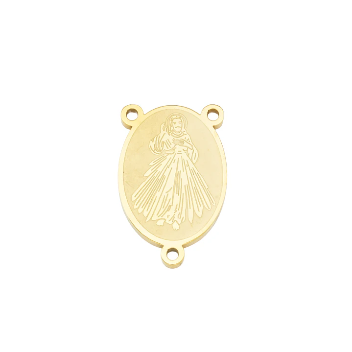 ACERO DORADO CRUCERO JESUS DE LA MISERICORDIA 1