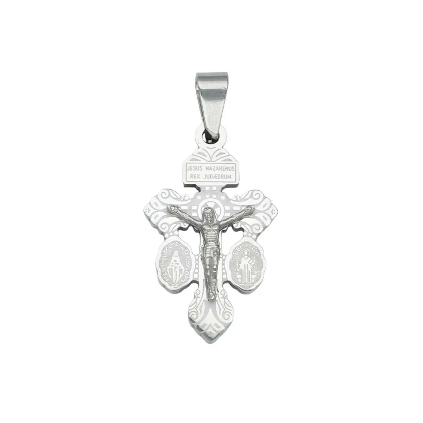 ACERO PLATEADO CRISTO DEL PERDON 28*16*2MM 1