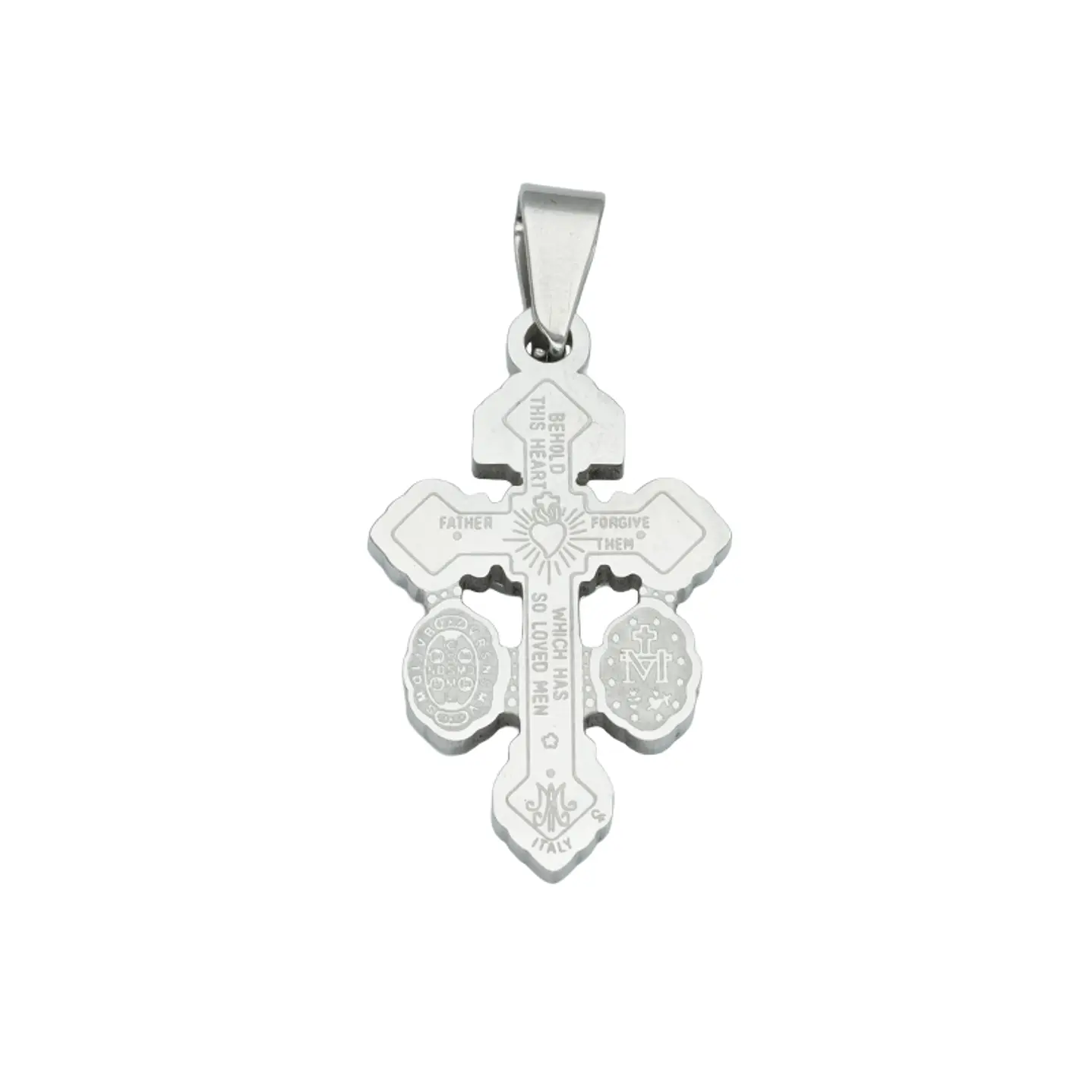 ACERO PLATEADO CRISTO DEL PERDON 28*16*2MM 2