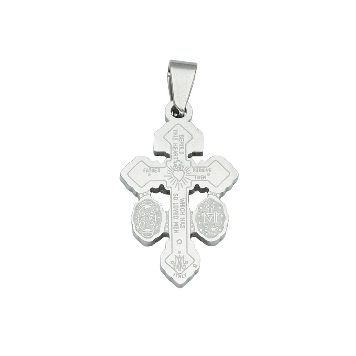 ACERO PLATEADO CRISTO DEL PERDON 28*16*2MM 2