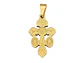 ACERO DORADO CRISTO DEL PERDON 28*16*2MM - Miniatura 1