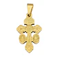 ACERO DORADO CRISTO DEL PERDON 28*16*2MM - Miniatura 1