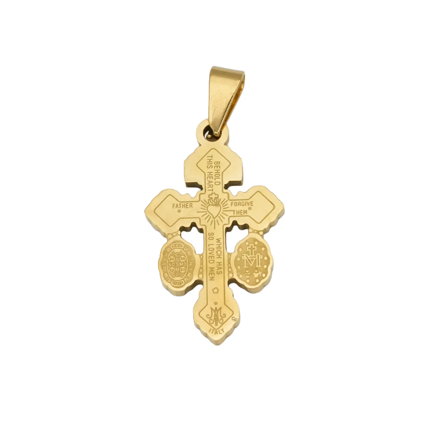 ACERO DORADO CRISTO DEL PERDON 28*16*2MM 2