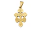 ACERO DORADO CRISTO DEL PERDON 28*16*2MM - Miniatura 2
