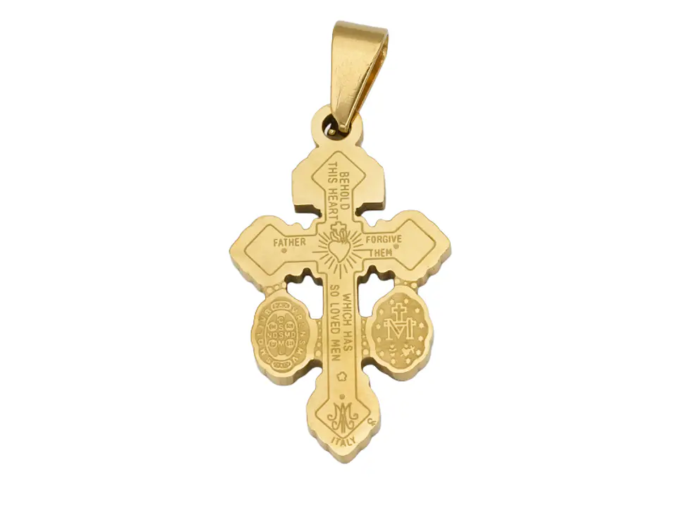 ACERO DORADO CRISTO DEL PERDON 28*16*2MM 2