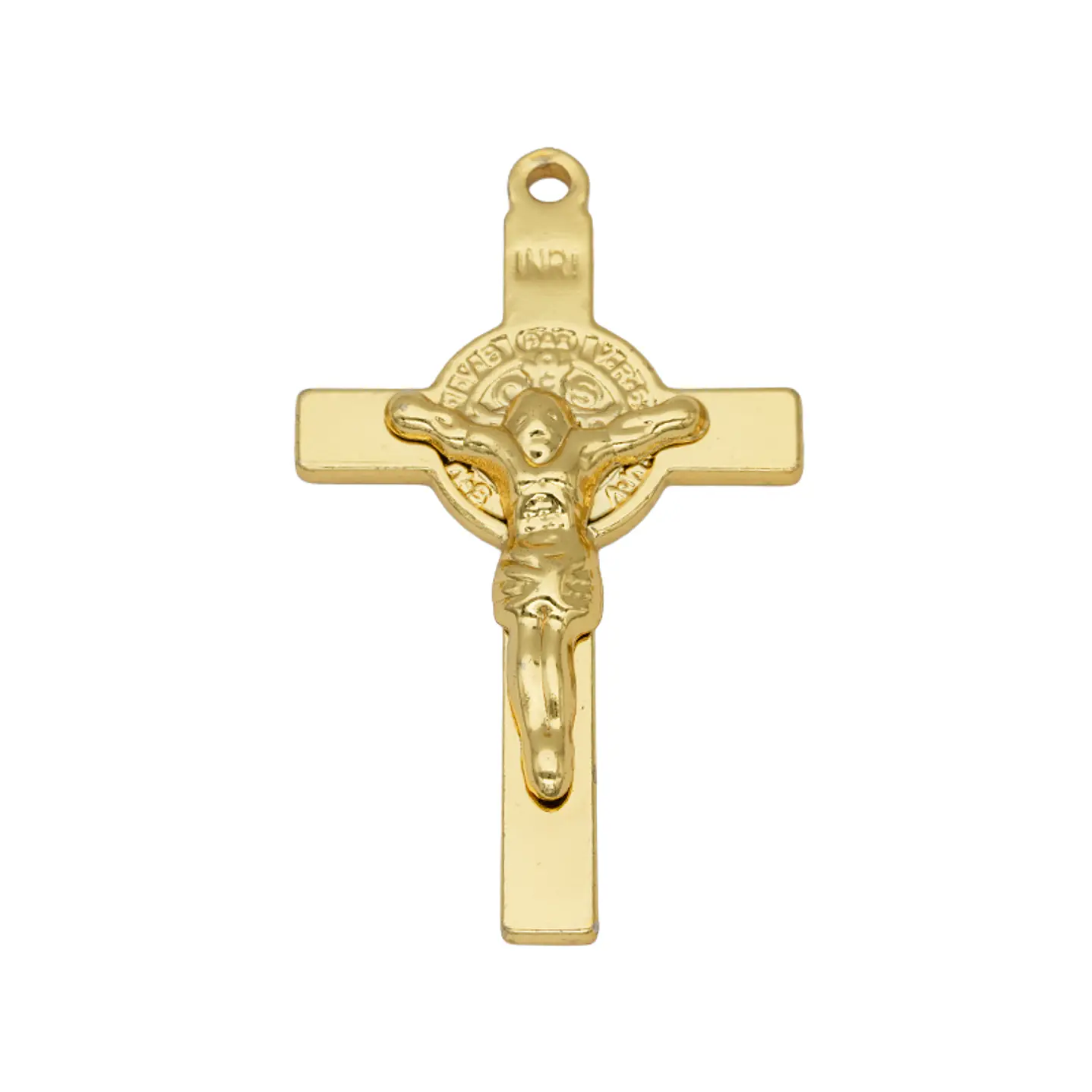 ACERO DORADO CRISTO 40*25MM 1