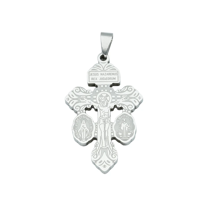 ACERO PLATEADO CRISTO DEL PERDON 40*25*3MM 1