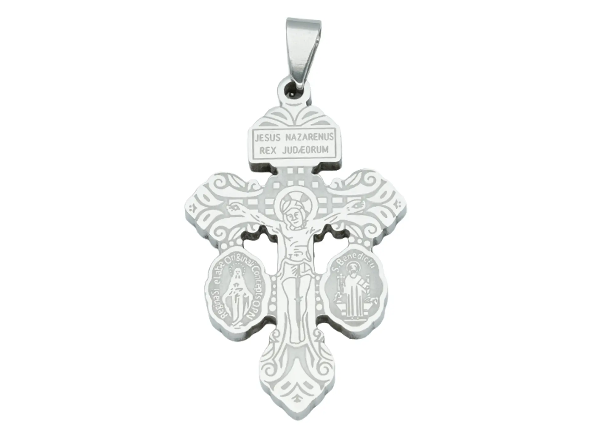 ACERO PLATEADO CRISTO DEL PERDON 40*25*3MM 1