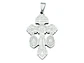 ACERO PLATEADO CRISTO DEL PERDON 40*25*3MM - thumbnail 1