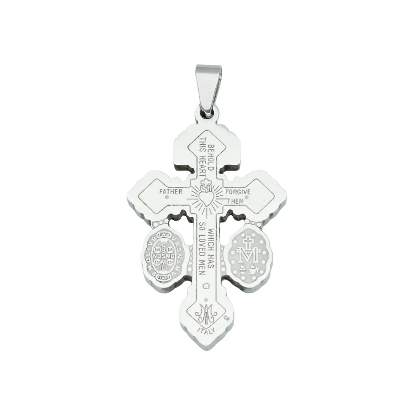 ACERO PLATEADO CRISTO DEL PERDON 40*25*3MM 2