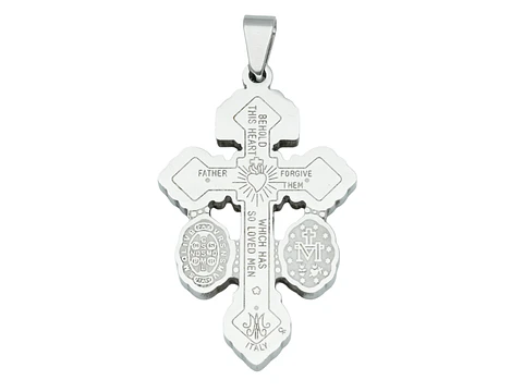ACERO PLATEADO CRISTO DEL PERDON 40*25*3MM