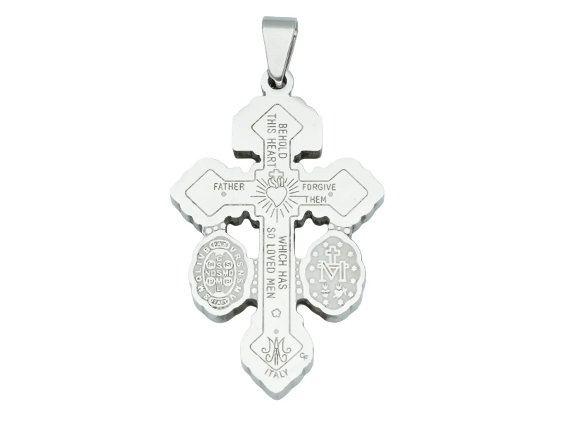 ACERO PLATEADO CRISTO DEL PERDON 40*25*3MM 2