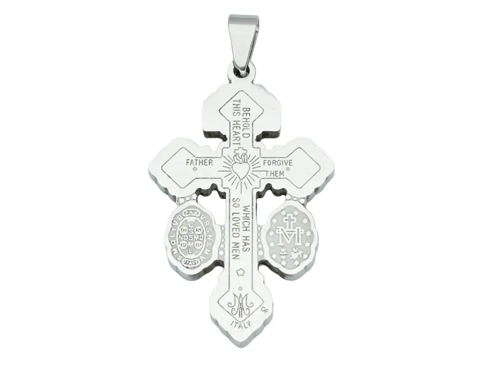 ACERO PLATEADO CRISTO DEL PERDON 40*25*3MM 2