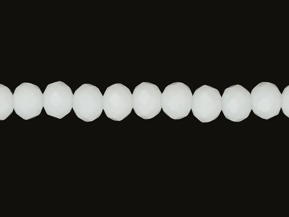 CRISTAL MURANO # 6MM BLANCO MATE 1