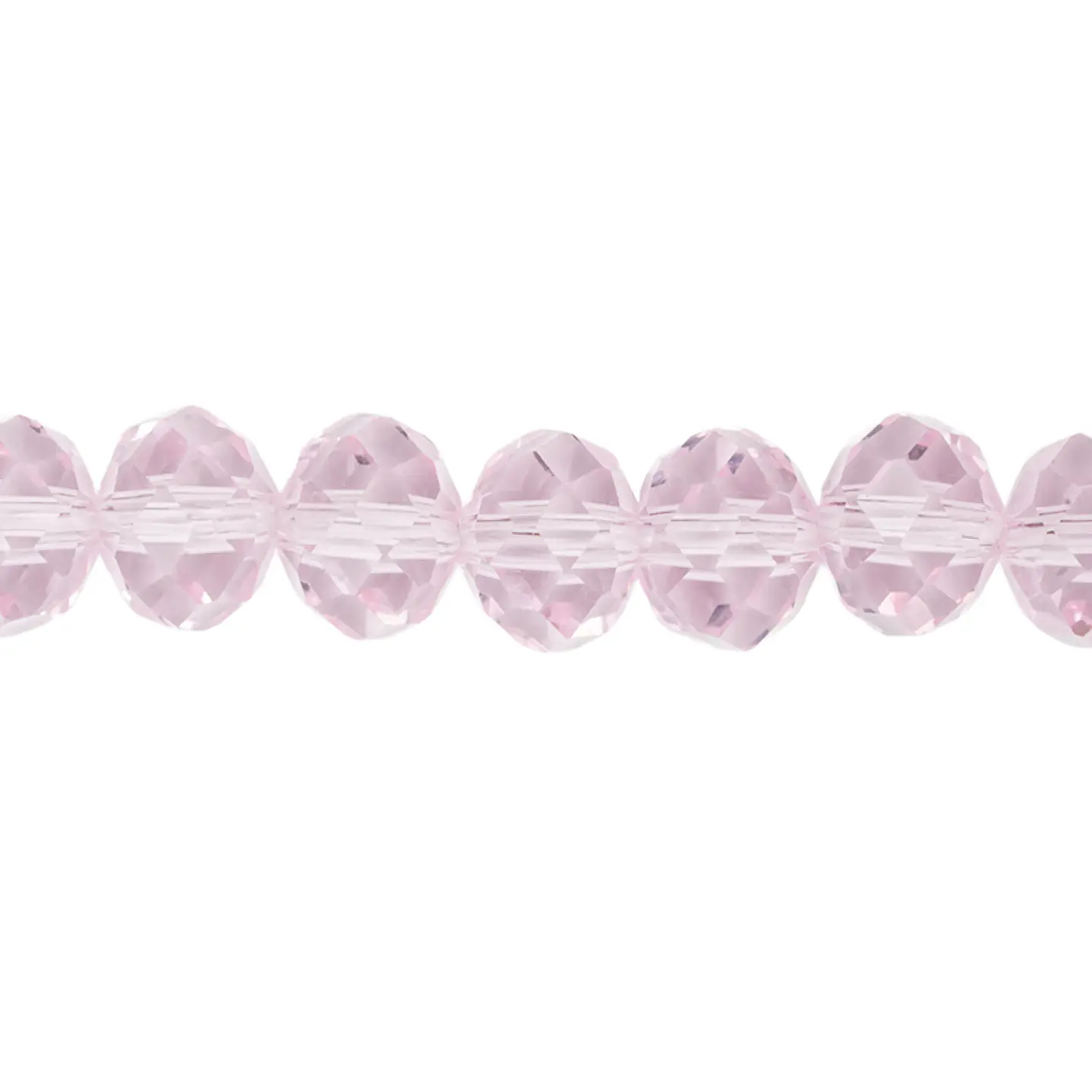 CRISTAL MURANO ROSADA TRANSPARENTE # 8MM  1