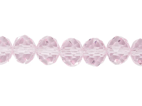 CRISTAL MURANO ROSADA TRANSPARENTE # 8MM 