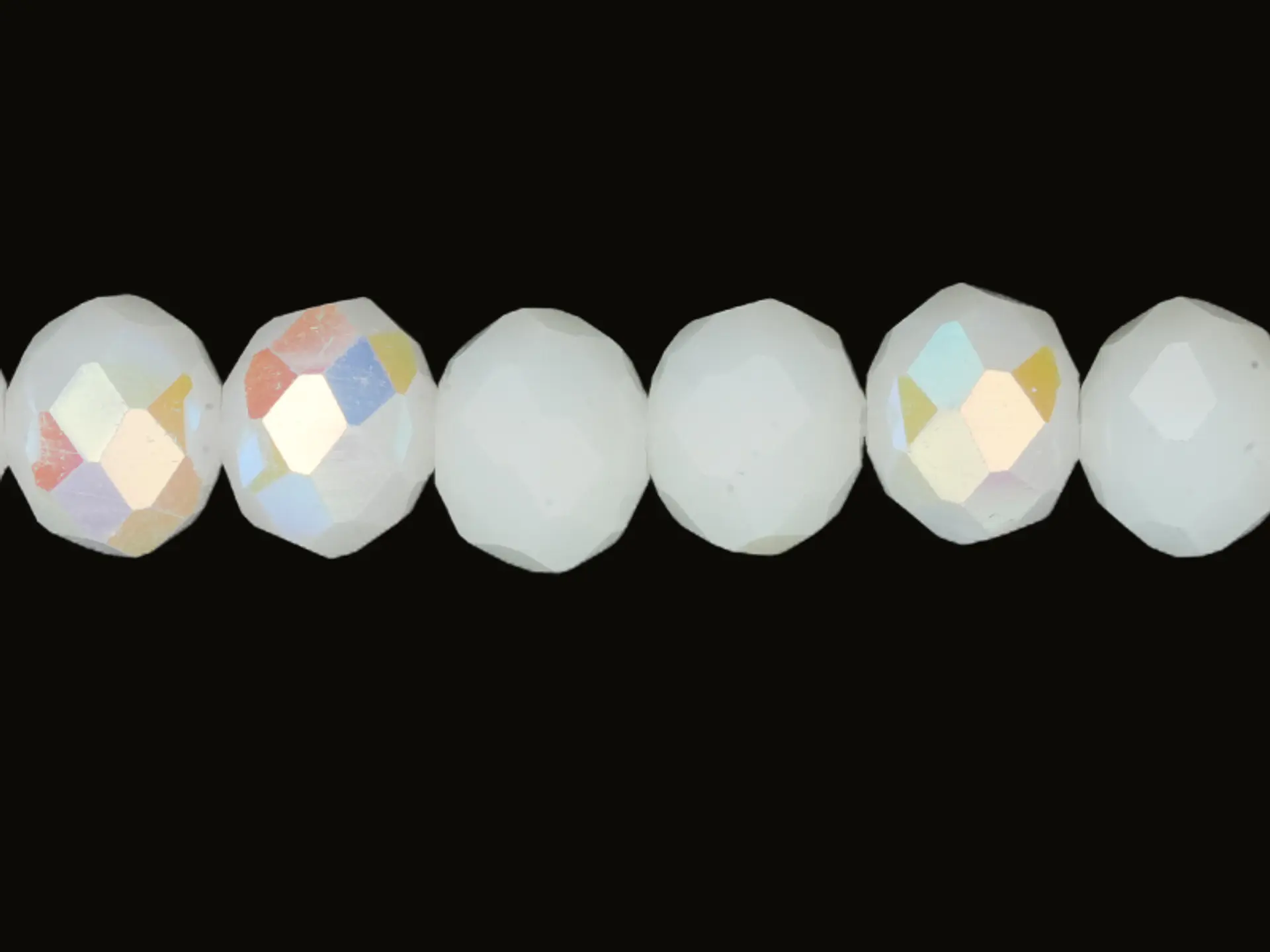 CRISTAL MURANO BLANCO MATE BOREAL AB # 8MM 1