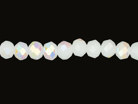 CRISTAL MURANO # 6MM BLANCO HIELO AB
