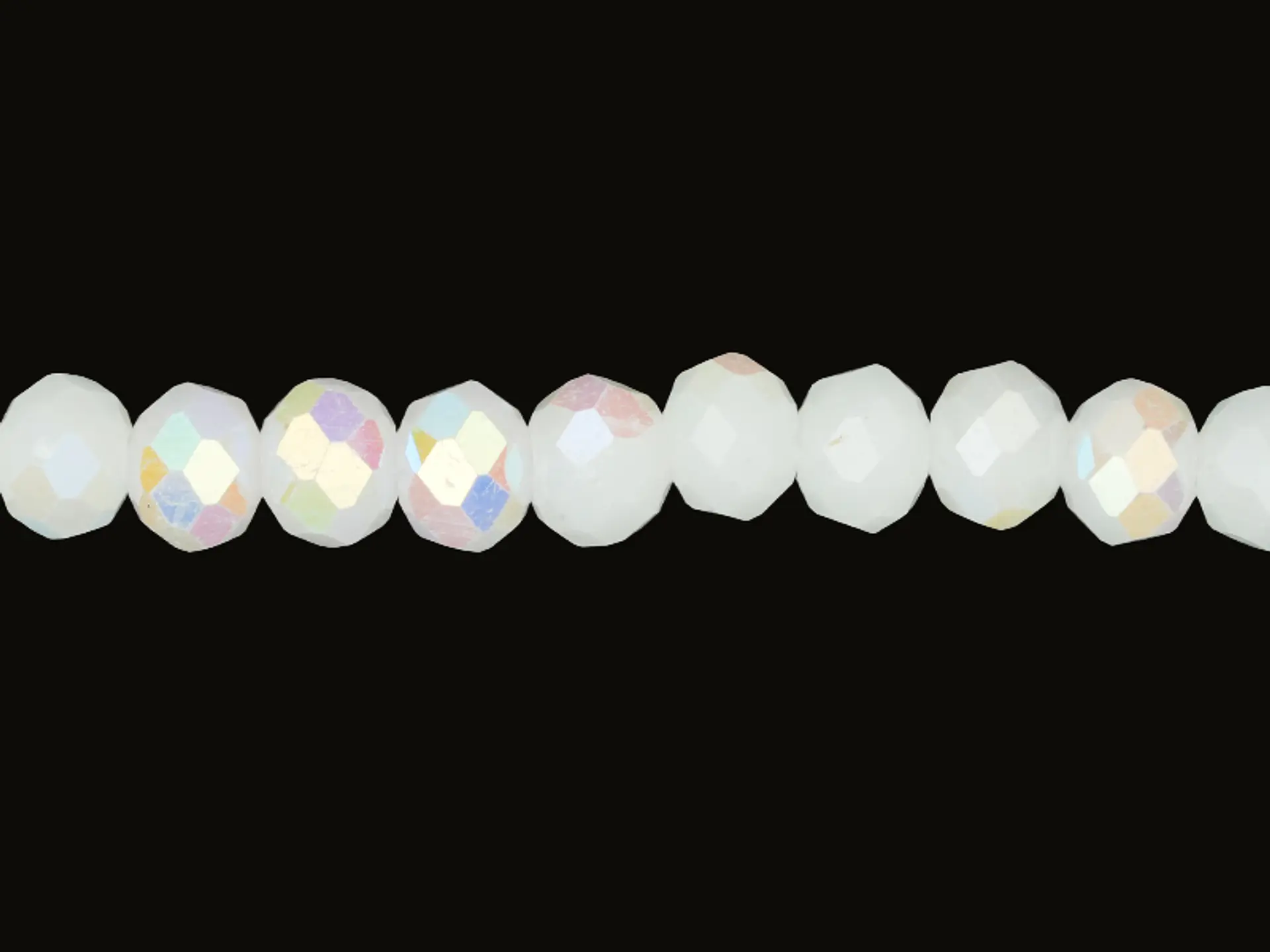 CRISTAL MURANO # 6MM BLANCO HIELO AB 1