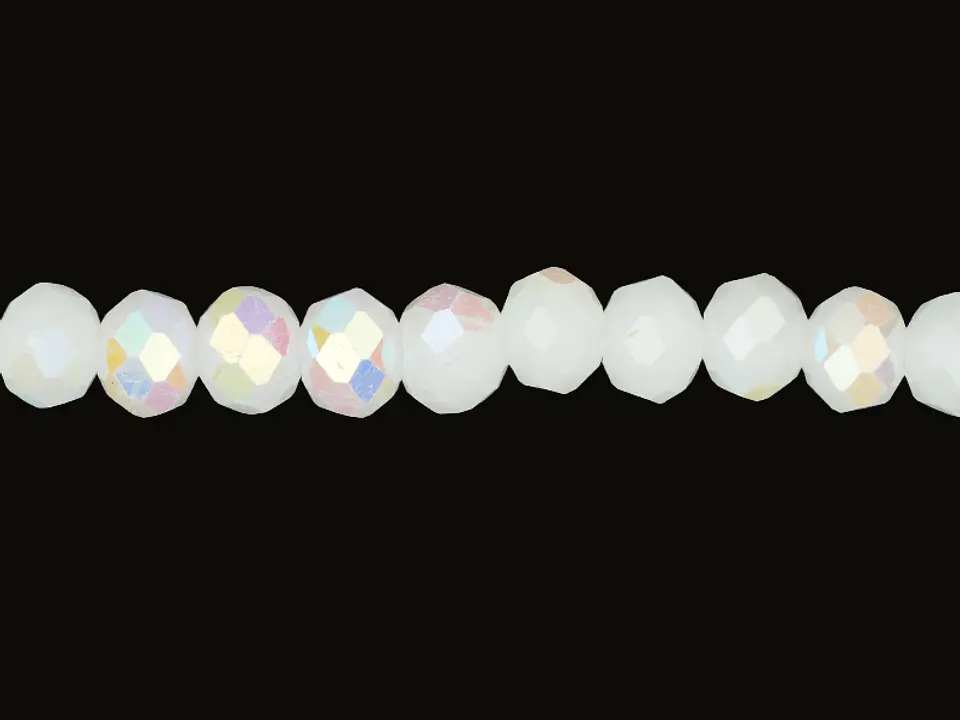 CRISTAL MURANO # 6MM BLANCO HIELO AB 1