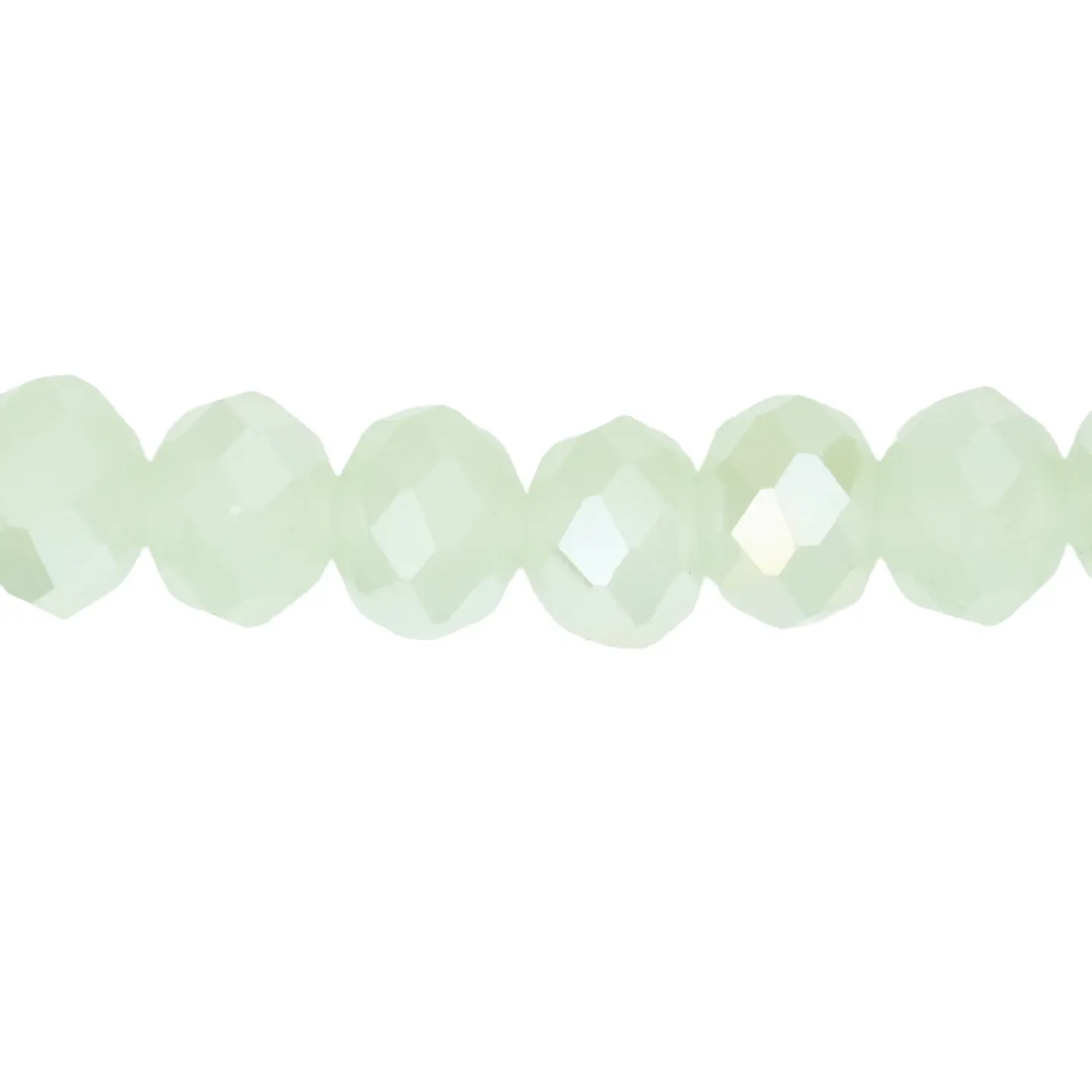 MURANO GLASS # 8MM GREEN AB PEAR X68UND APPROX 1