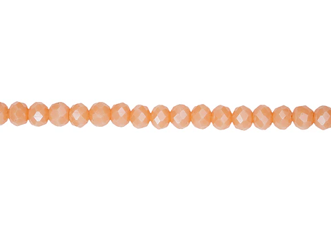 CRISTAL MURANO SALMON MATE AB # 4MM