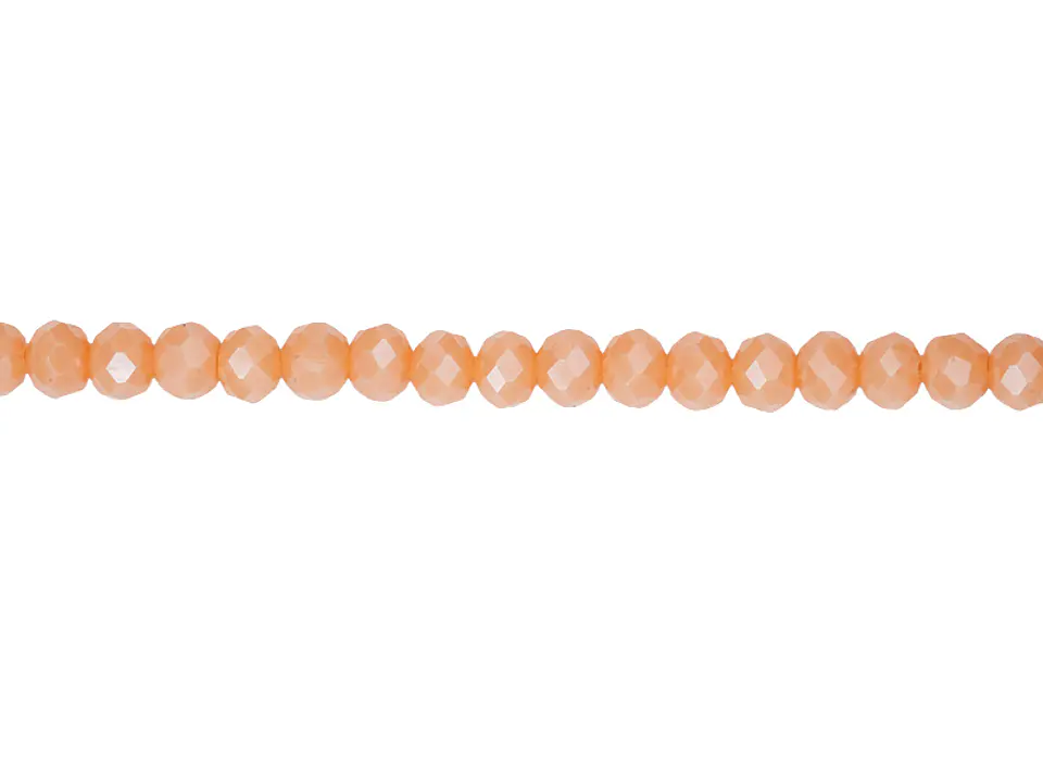 CRISTAL MURANO SALMON MATE AB # 4MM 1
